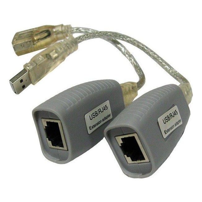OSNOVO TA-U1/1+RA-U1/1 Удлинитель USB 1.1 интерфейса для клавиатуры и мыши по кабелю витой пары (CAT5/5e/6) до 100м, USB звуковые платы и т.д. до 70м