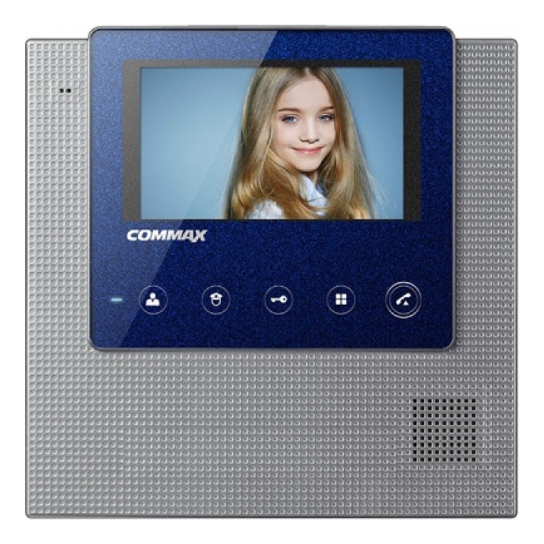 Commax CDV-43U/VZ BLU Монитор цветной видеодомофона, совместимый с координатно-матричными домофонами, цвет Синий