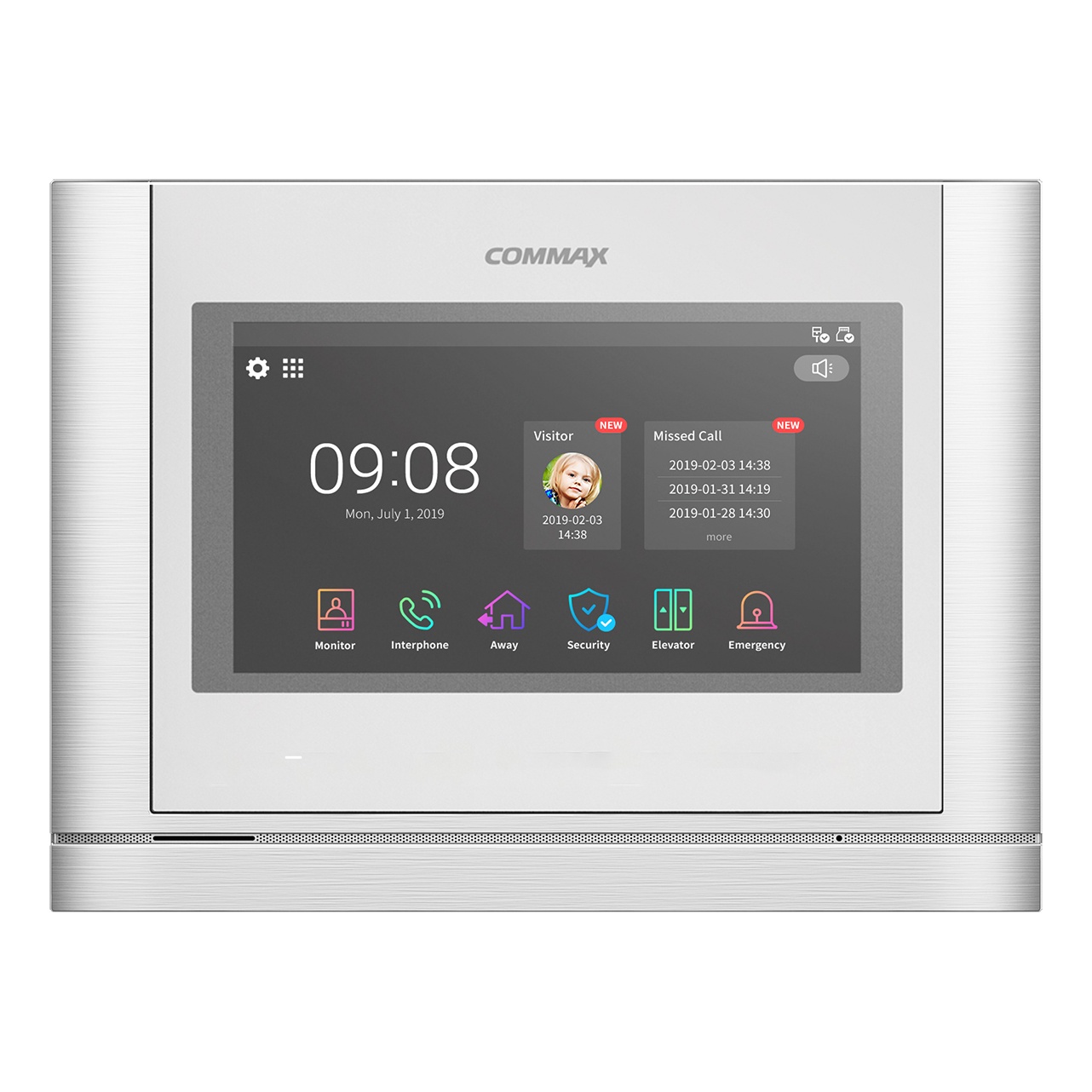 Commax CIP-710M(AC) Монитор цветной IP видеодомофона, цвет Белый