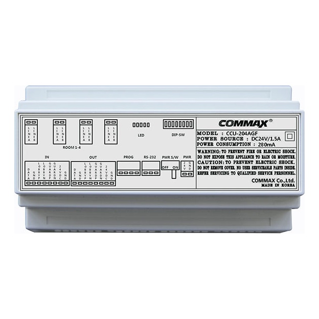 Commax CCU-204AGF Этажный распределитель аналогового аудиодомофона