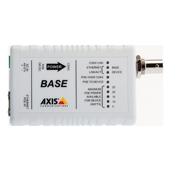 Axis T8641 POE+ OVER COAX BASE PoE инжектор