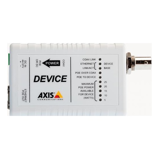 Axis T8642 POE+ OVER COAX DEVI PoE инжектор