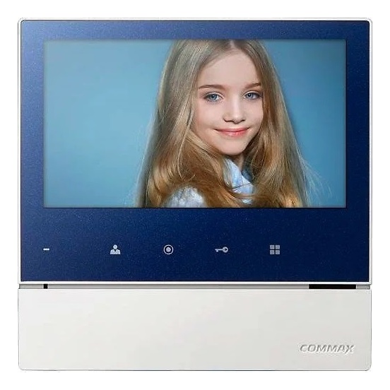 Commax CDV-70H2/XL BLU Монитор цветной видеодомофона, совместимый с цифровыми домофонами, цвет Синий