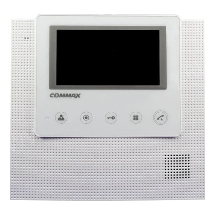 Commax CDV-43U/VZ WHI Монитор цветной видеодомофона, совместимый с координатно-матричными домофонами, цвет Белый