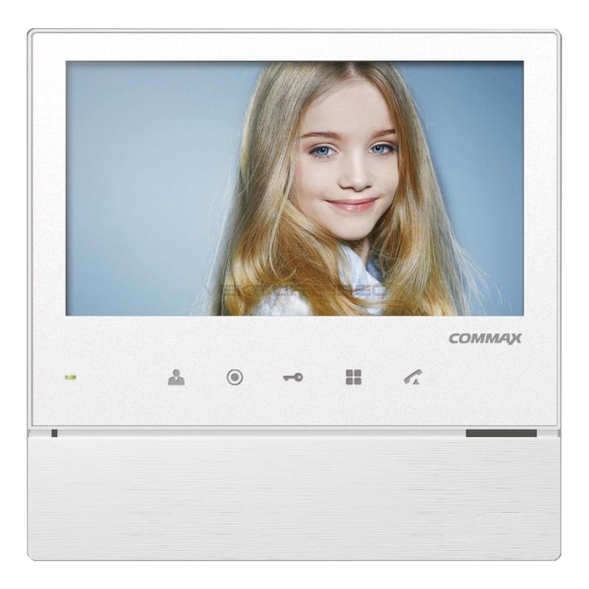 Commax CDV-70HM2/VZ WHI Монитор цветной видеодомофона, совместимый с координатно-матричными домофонами, цвет Белый