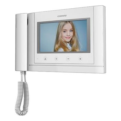 Commax CDV-70MH/VZ WHI Монитор цветной видеодомофона, совместимый с координатно-матричными домофонами, цвет Белый