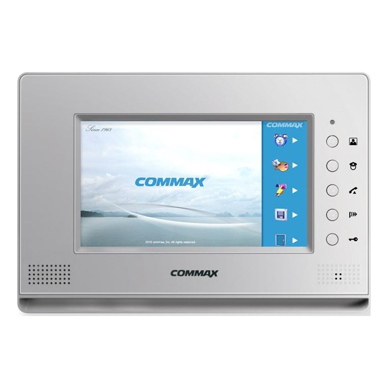 Commax CDV-71AM/VZ W-PRL Монитор цветной видеодомофона, совместимый с координатно-матричными домофонами, цвет Светло-перламутровый