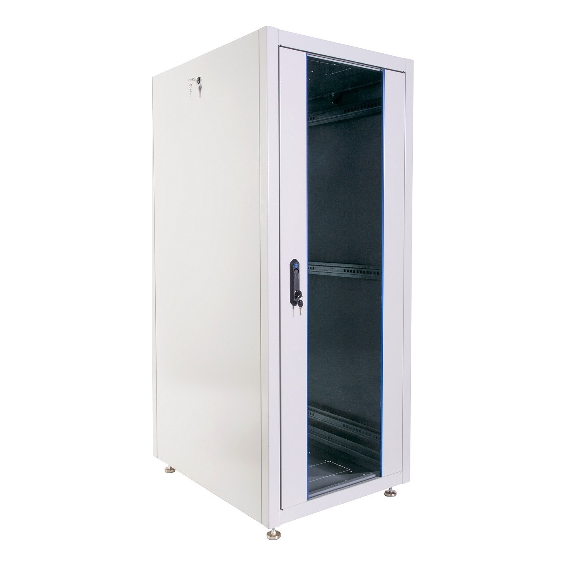 Шкаф телекоммуникационный напольный 42u 600x800 дверь металл