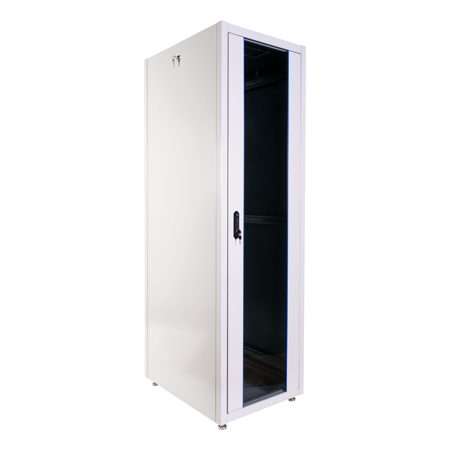 ЦМО ШТК-Э-42.6.6-13АА Шкаф телекоммуникационный напольный ЭКОНОМ 42U (600 × 600) дверь стекло, дверь металл