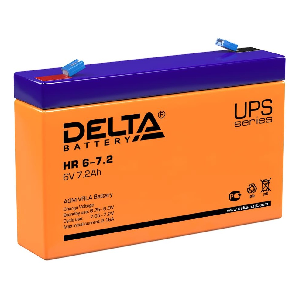 Delta battery HR 6-7.2 Аккумуляторная батарея