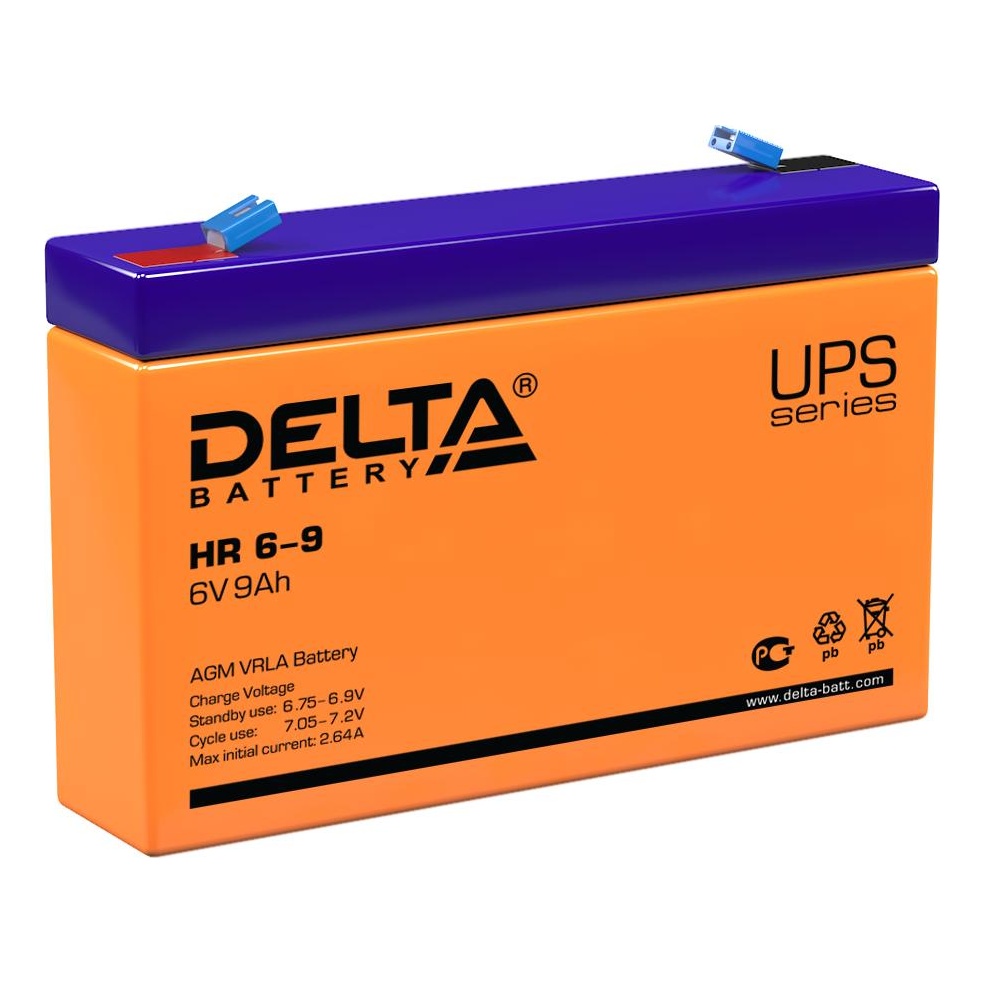 Delta battery HR 6-9 Аккумуляторная батарея