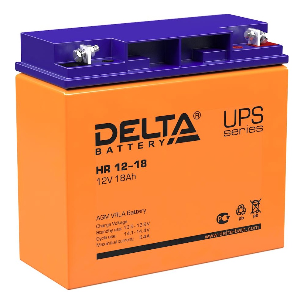 Delta battery HR 12-18 Аккумуляторная батарея