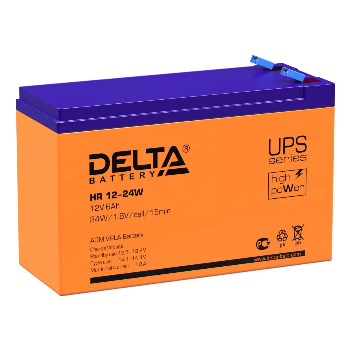 Delta battery HR 12-24 W Аккумуляторная батарея