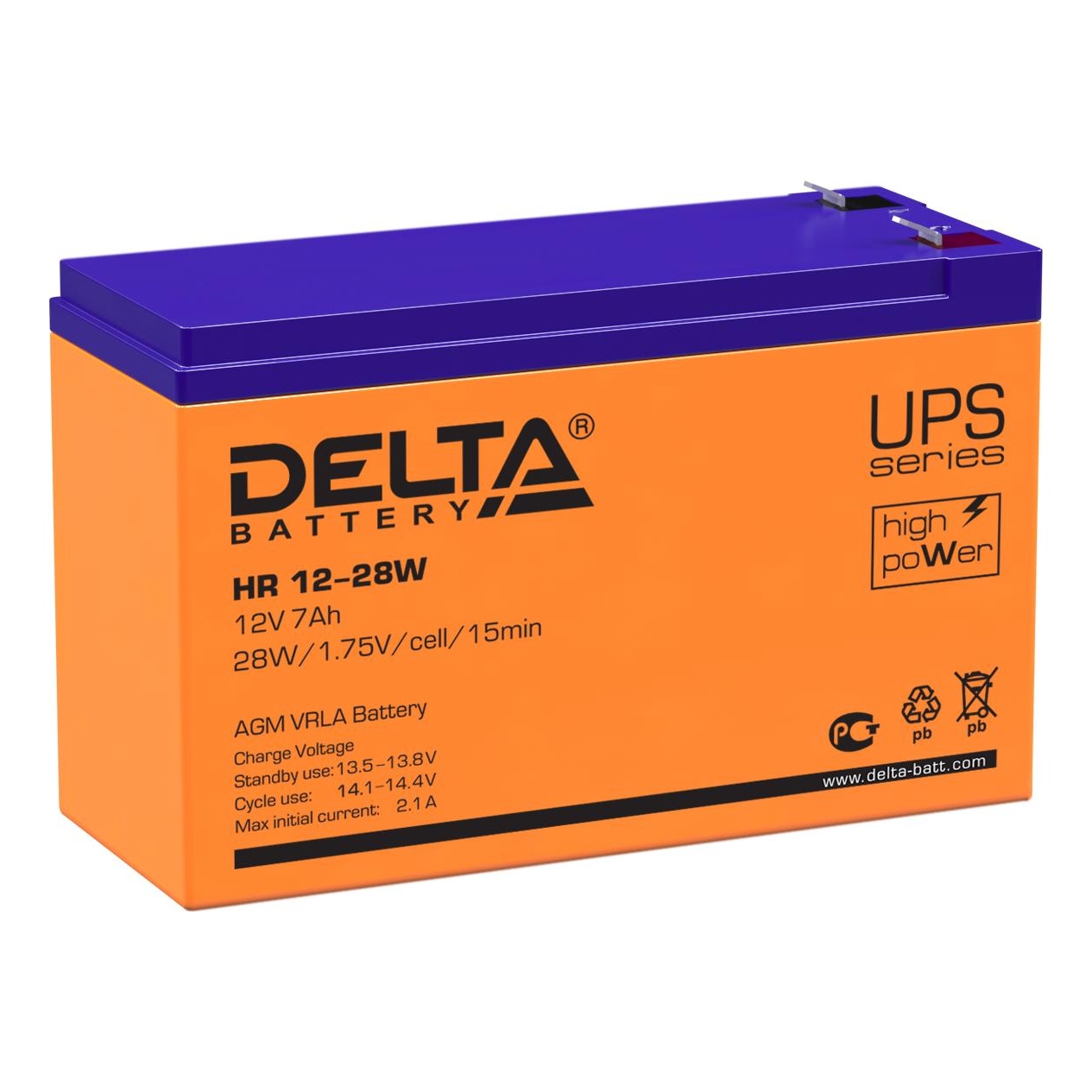 Delta battery HR 12-28 W Аккумуляторная батарея