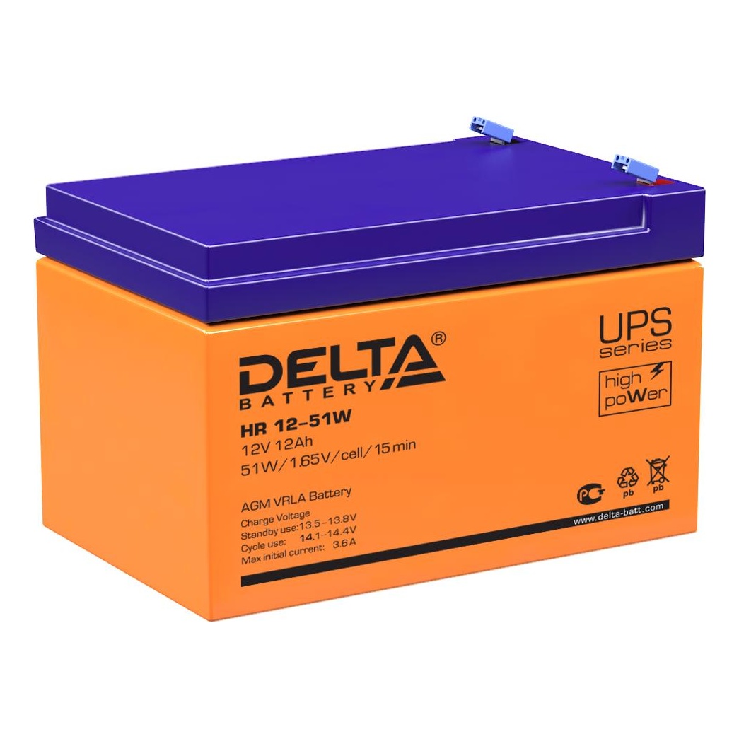 Delta battery HR 12-51 W Аккумуляторная батарея