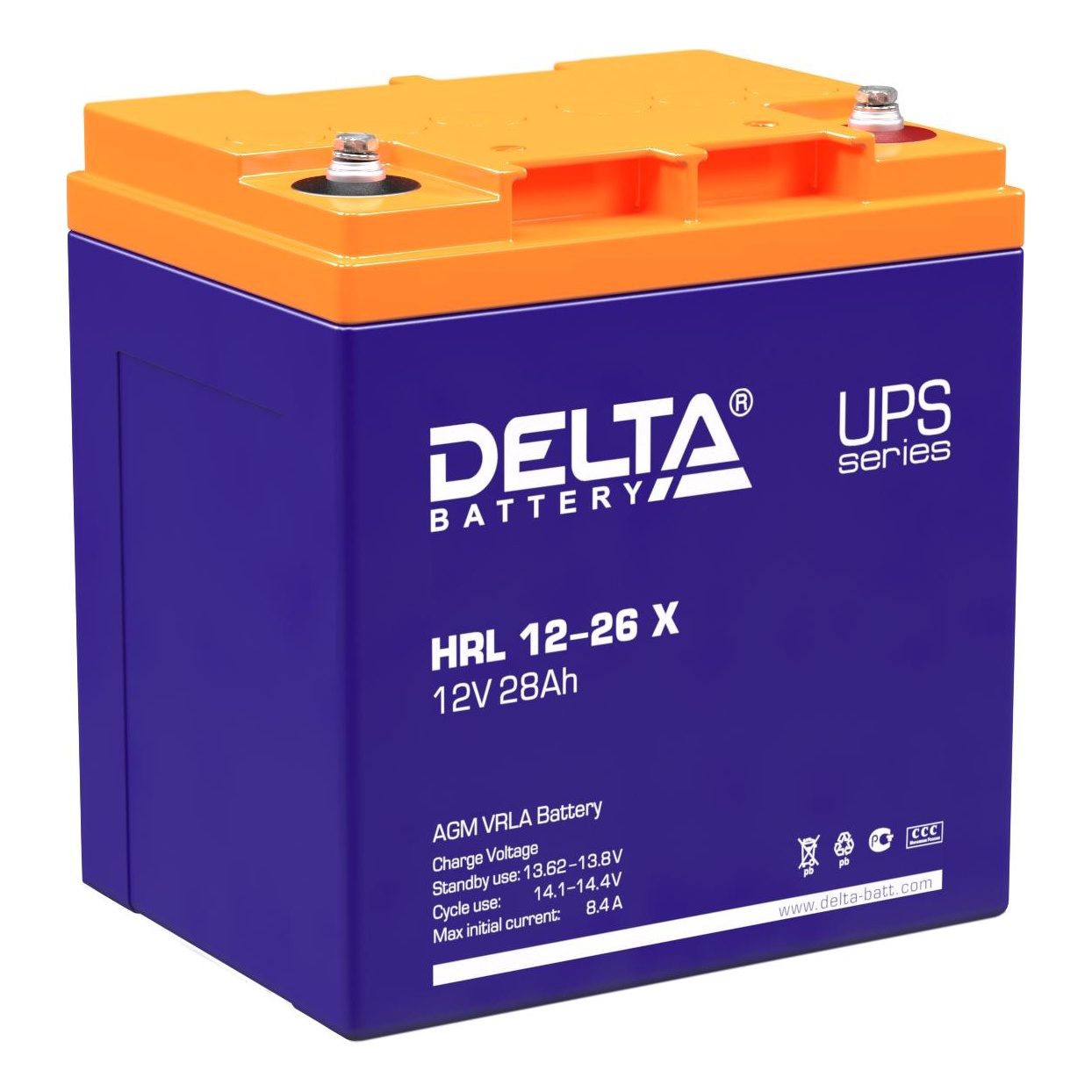 Delta battery HRL 12-26 X Аккумуляторная батарея