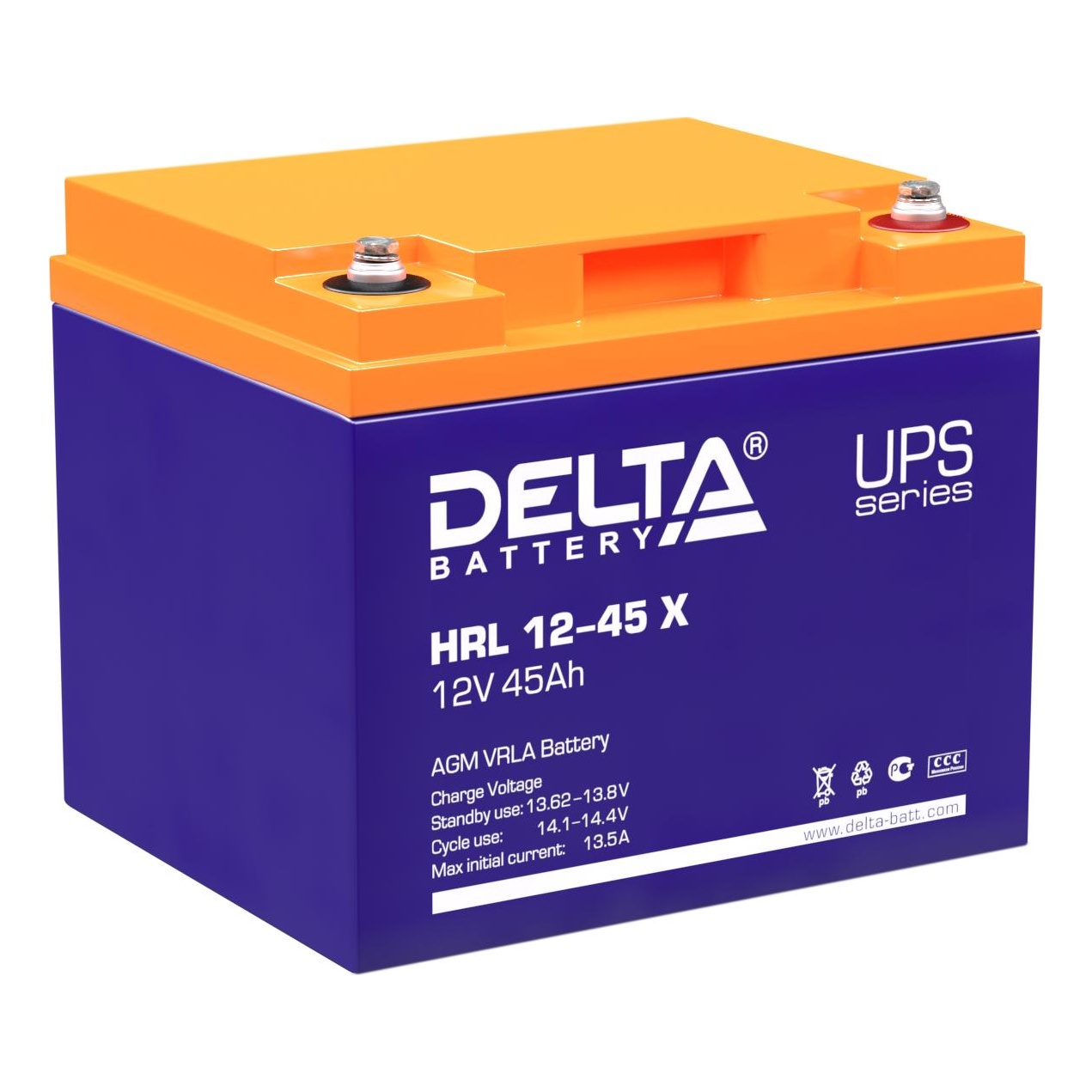 Delta battery HRL 12-45 X Аккумуляторная батарея