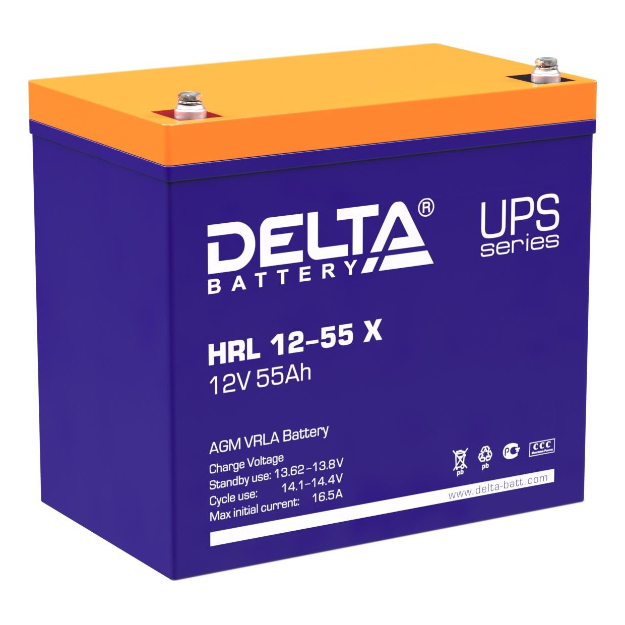 Delta battery HRL 12-55 X Аккумуляторная батарея