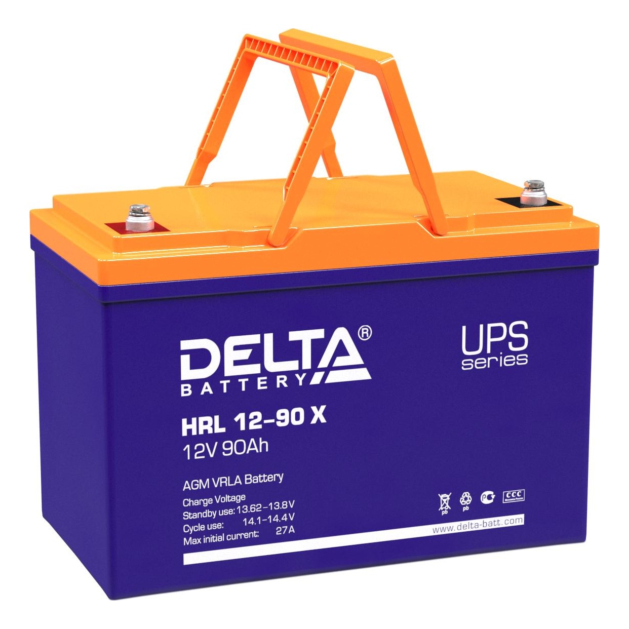 Delta battery HRL 12-90 X Аккумуляторная батарея