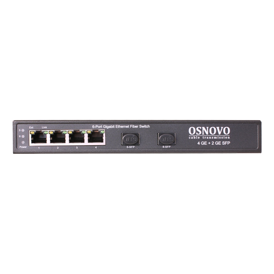OSNOVO SW-7042 SW-7042 Коммутатор Gigabit Ethernet на 4 RJ45 + 2 SFP