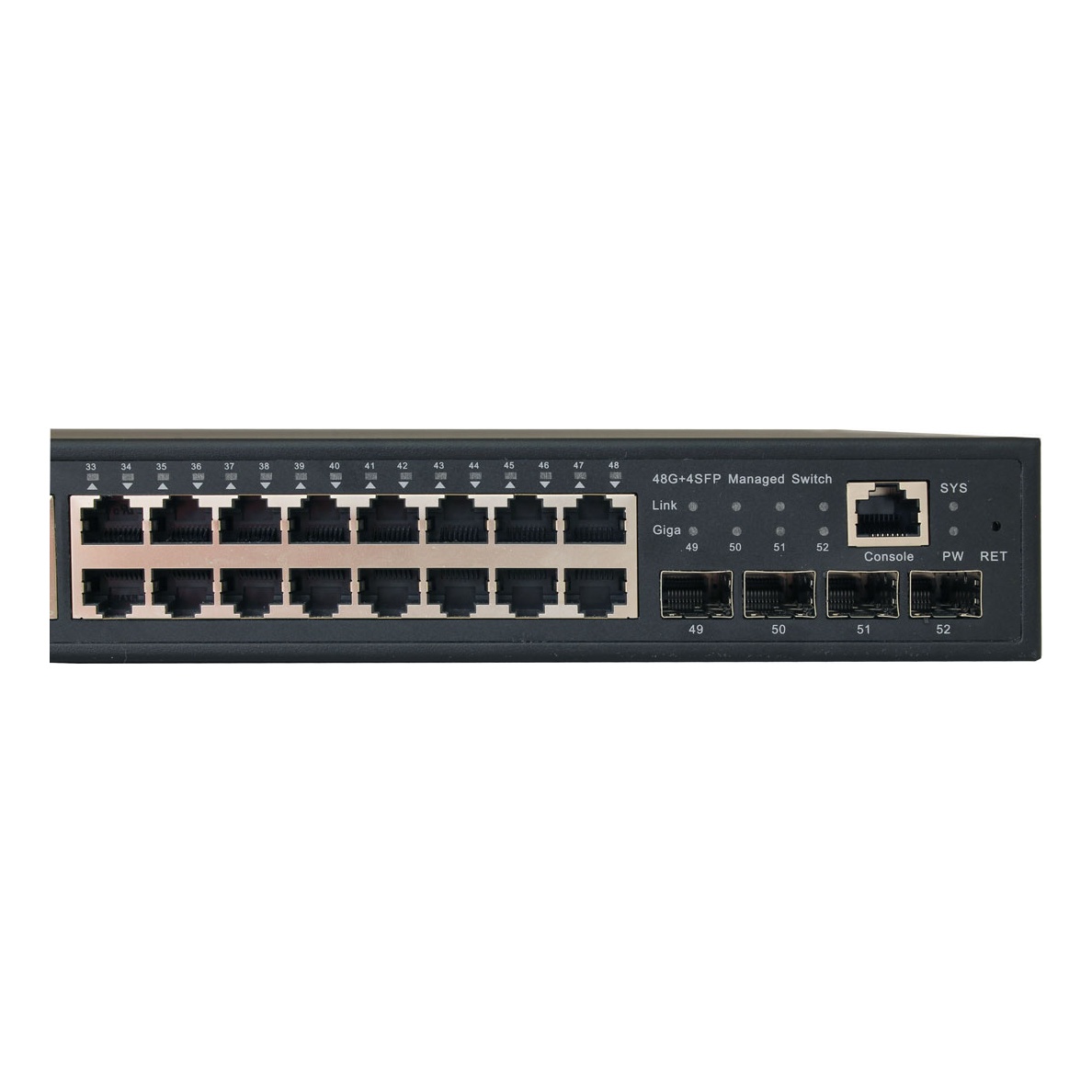 OSNOVO SW-74804/L SW-74804/L Управляемый (L2+) коммутатор Gigabit Ethernet на 48 RJ45 + 4 x GE SFP порта