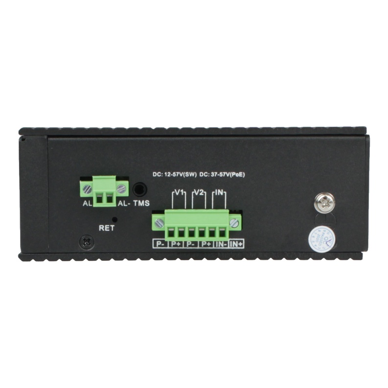 OSNOVO SW-80802/ILS(port 90W,300W) SW-80802/ILS(port 90W,300W) Промышленный управляемый (L2+) HiPoE коммутатор Gigabit Ethernet на 8GE PoE + 2 GE SFP порта с функцией мониторинга температуры/ влажности/ напряжения