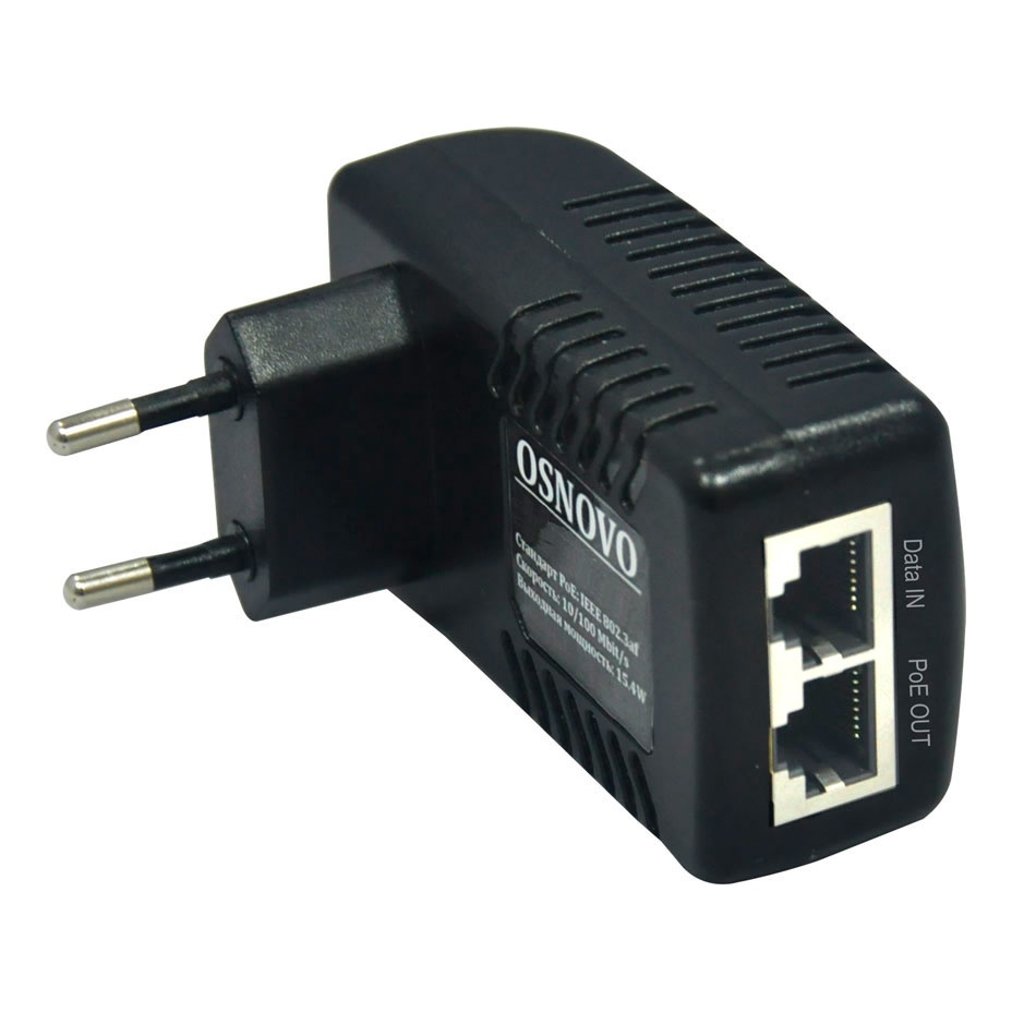 OSNOVO Midspan-1/151 Midspan-1/151 PoE-инжектор Fast Ethernet на 1 порт