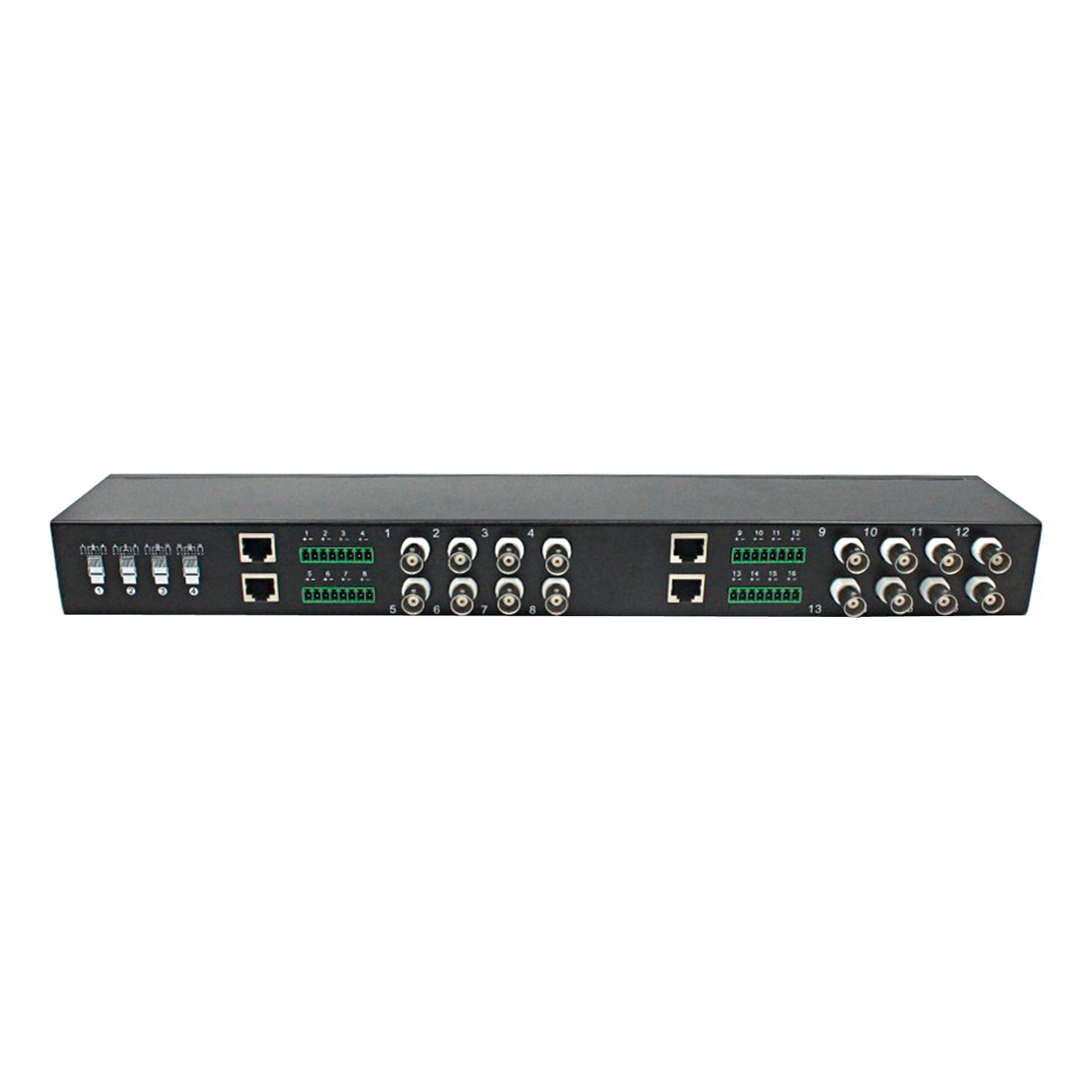 OSNOVO TP-H16 Пассивный 16-канальный приёмопередатчик HDCVI/HDTVI/AHD по витой паре CAT5e/6 до 250м(1080р)