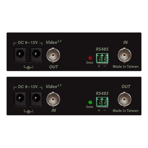OSNOVO M1DE+DM1DE Удлинитель (1 канальный) композитного видеосигнала (до 960H) с RS-485 по одному коаксиальному кабелю (RG-59) до 800м