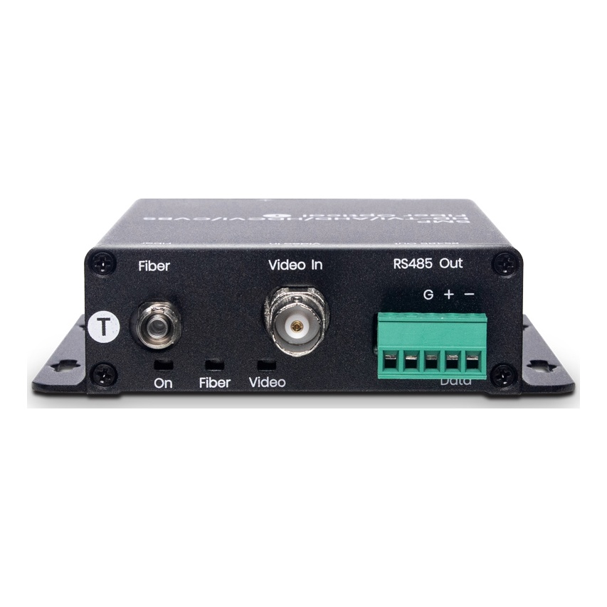 SC&T HD401F-5M Комплект для передачи HDCVI/HDTVI/AHD/CVBS и сигнала управления RS485(полудуплекс) по одномодовому оптоволокну на расстояние до 20км, по многомодовому до 2км