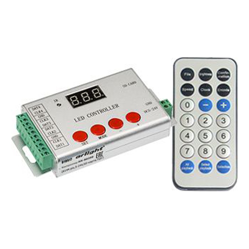 ARLIGHT Контроллер HX-802SE-2 (6144 pix, 5-24V, SD-карта, ПДУ) 2977990229927