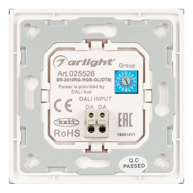 ARLIGHT INTELLIGENT ARLIGHT Роторная панель DALI-133-1G-RGB-IN (BUS, DT8, Backlight) 2977990255261