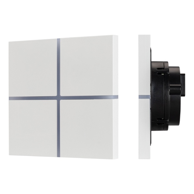 ARLIGHT INTELLIGENT ARLIGHT Сенсорная панель KNX-304-13-IN White (BUS, Frameless) 2977990383100