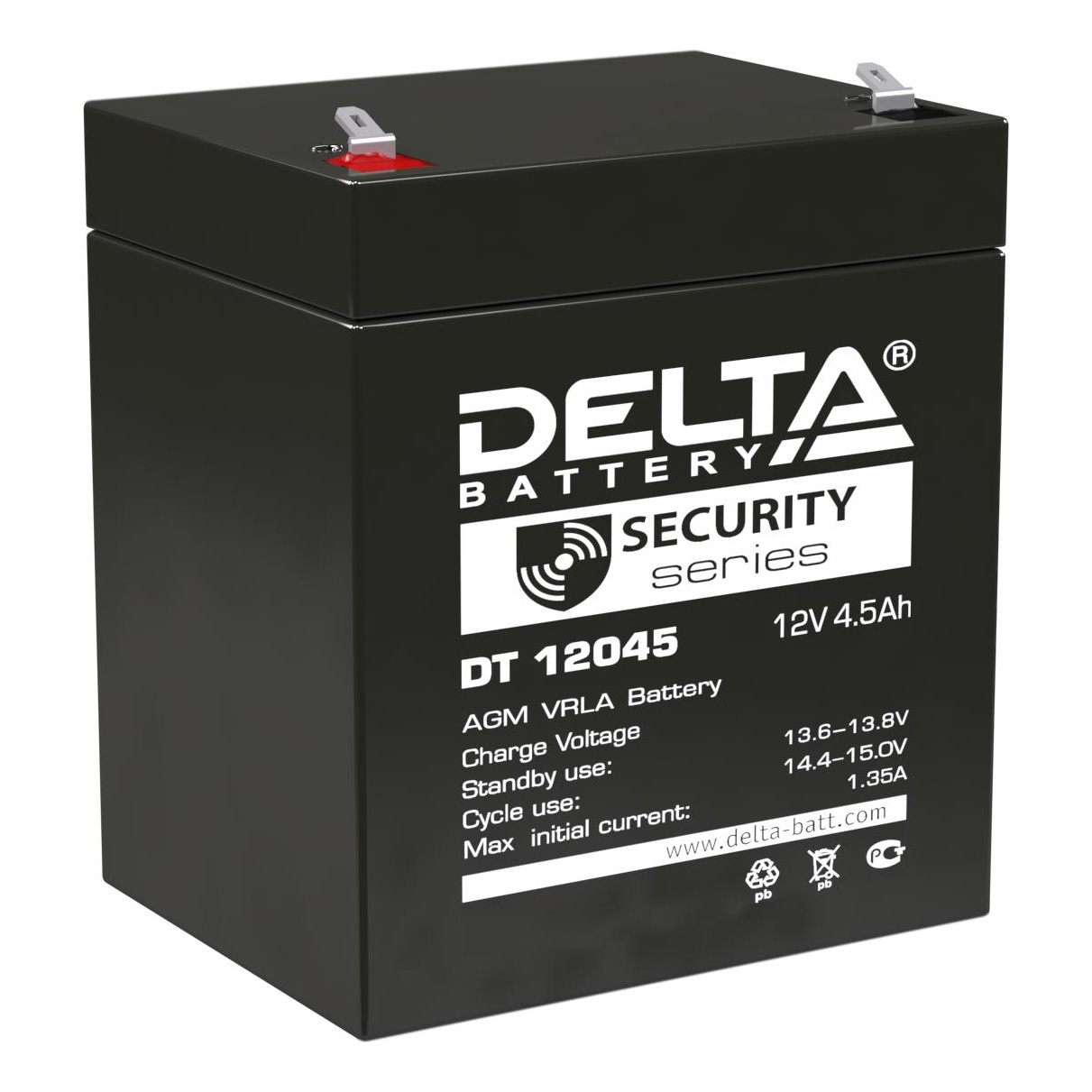 Delta battery DT 12045 Аккумуляторная батарея