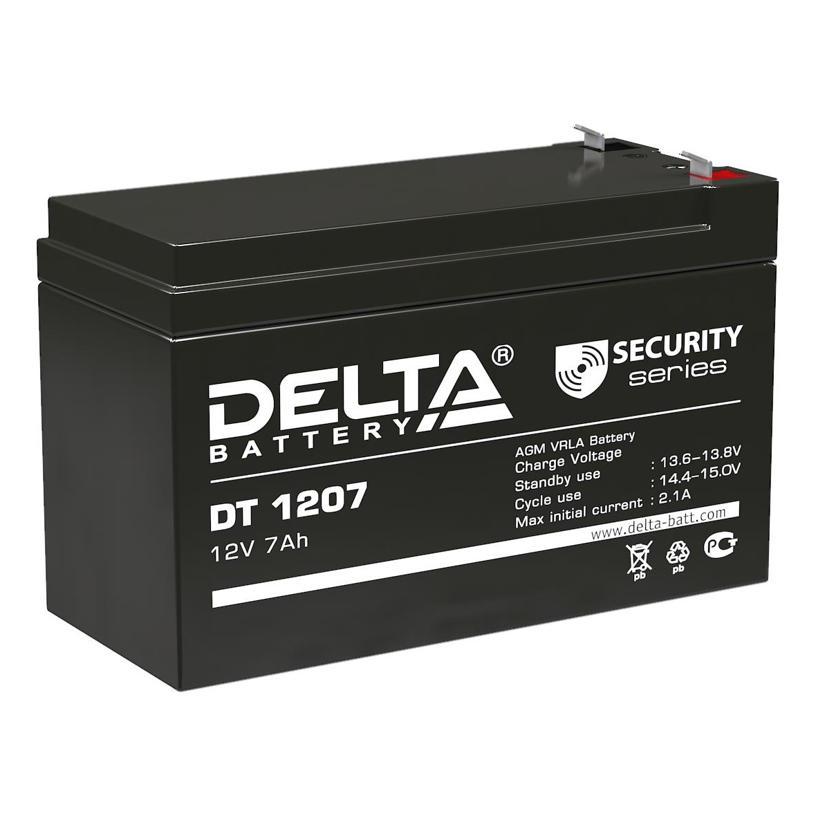 Delta battery DT 1207 Аккумуляторная батарея