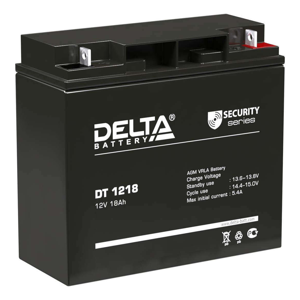 Delta battery DT 1218 Аккумуляторная батарея