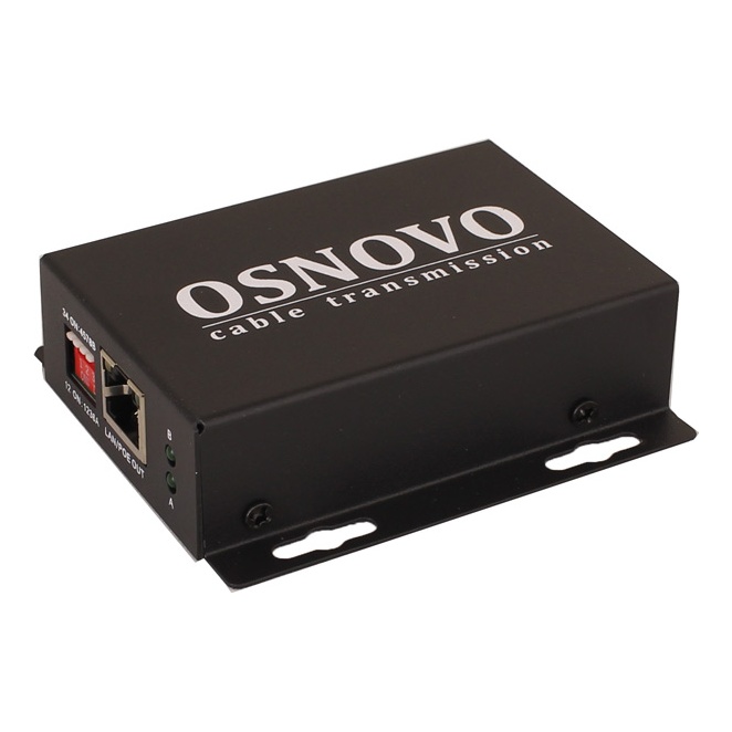 OSNOVO E-PoE/1A E-PoE/1A PoE удлинитель 10M/100M Fast Ethernet на 400м (до 30W)