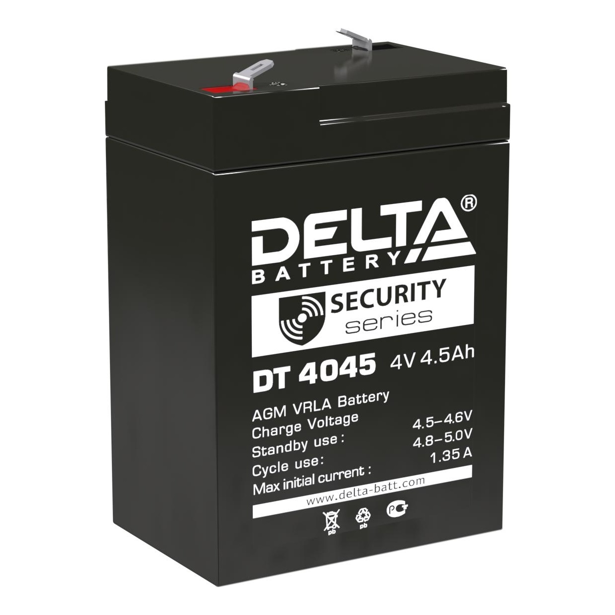 Delta battery DT 4045 (47мм) Аккумуляторная батарея