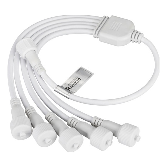 ARDCL Коннектор питания ARD-CLASSIC-SYNC-RGB White (230V, 5 ports) 2977990318058