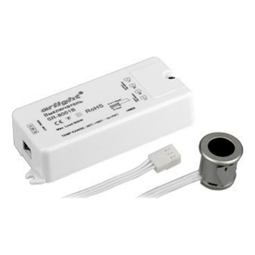 ARLIGHT ИК-датчик SR-8001B Silver (220V, 500W, IR-Sensor) 2977990202081